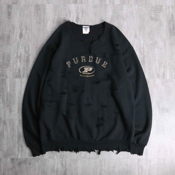 dark color logo design boro 加工 sweat