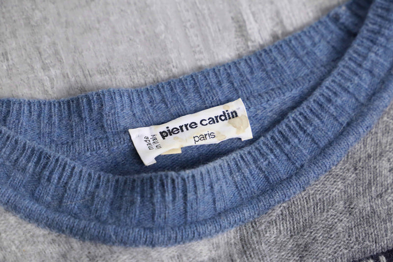 “Pierre Cardin” panel design knit