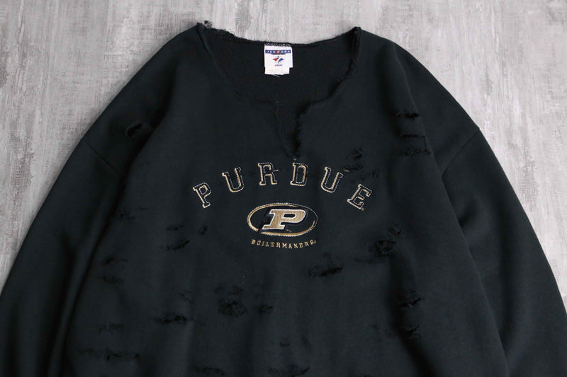 dark color logo design boro 加工 sweat