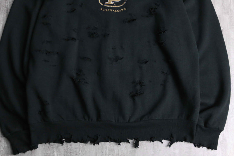 dark color logo design boro 加工 sweat
