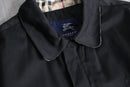 “BURBERRY” black cotton gabardine jacket