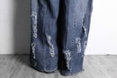 Re:make patchwork design buggy denim pants