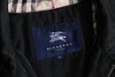 “BURBERRY” black cotton gabardine jacket