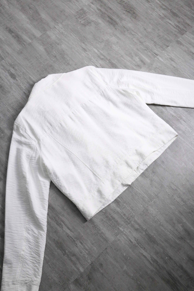 2000s DKNY poly double short riders jacket