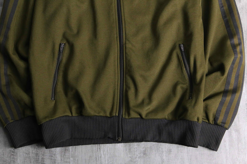 00's "adidas" moss green track jacket