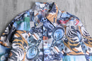 70’s total pattern poly dress shirt
