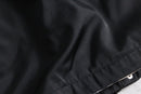 “BURBERRY” black cotton gabardine jacket