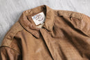 80’s fade brown a-2 type leather jacket