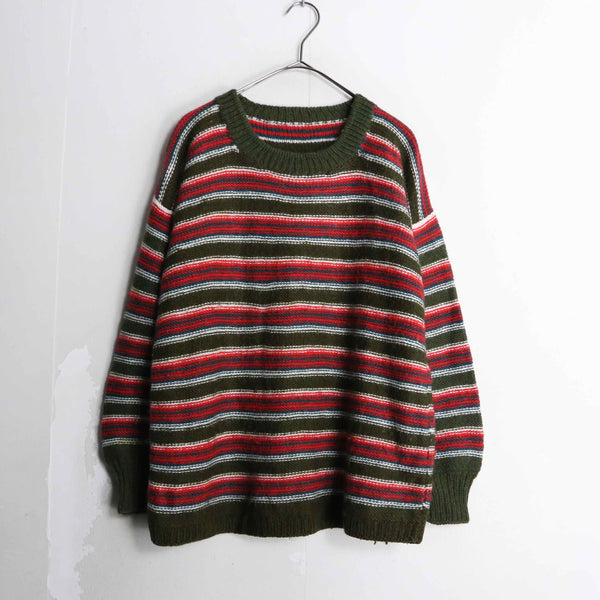 border design multi color Knit