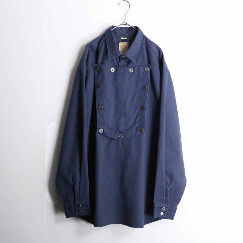 navy color cotton cavalry shirts