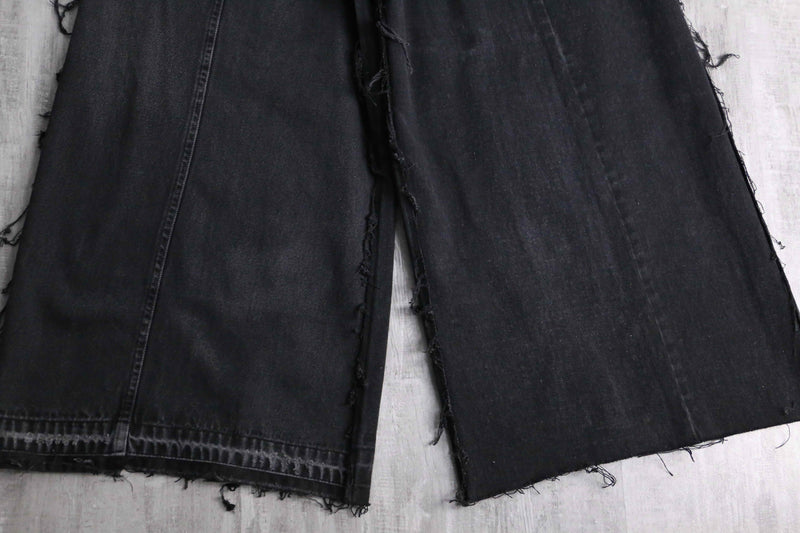 "Re:make" extra buggy denim pants