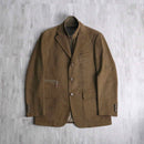 brown color fake layered jacket