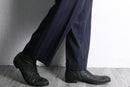 two tuck stripe tapered slacks