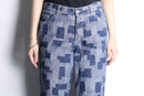 “DRYKORN”patch work flare denim  pants