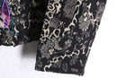 flower × paisley embroidery gobelin jacket