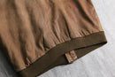 80’s fade brown a-2 type leather jacket