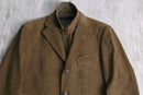 brown color fake layered jacket