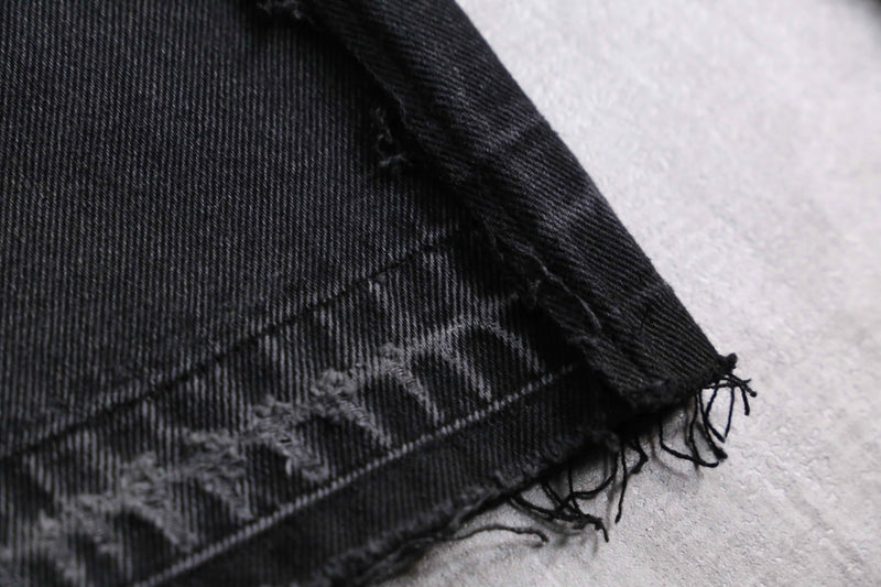 "Re:make" extra buggy denim pants