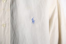 “Ralph Lauren BLAKE” ivory silk linen shirt