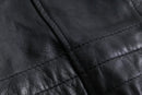 black leather double riders jacket