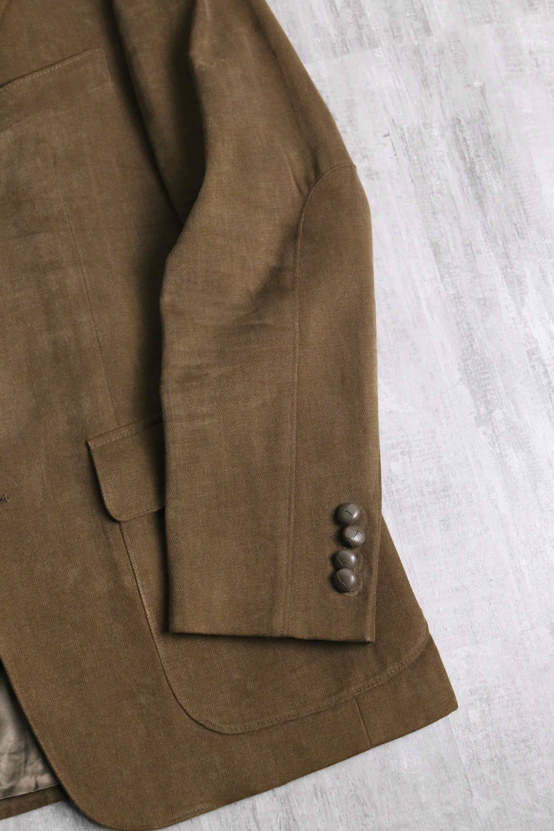 brown color fake layered jacket