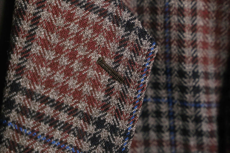 "Pierre Cardin" tartan check tailored jacket