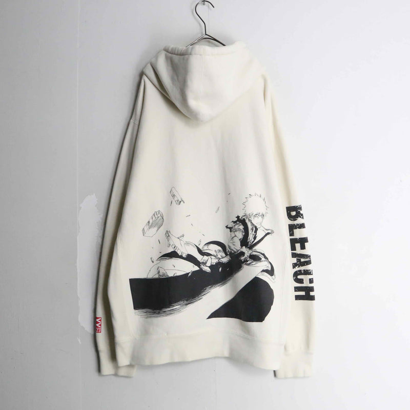 “BLEACH” 一護 print pullover hoodie