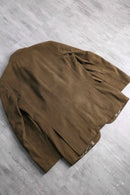 brown color fake layered jacket