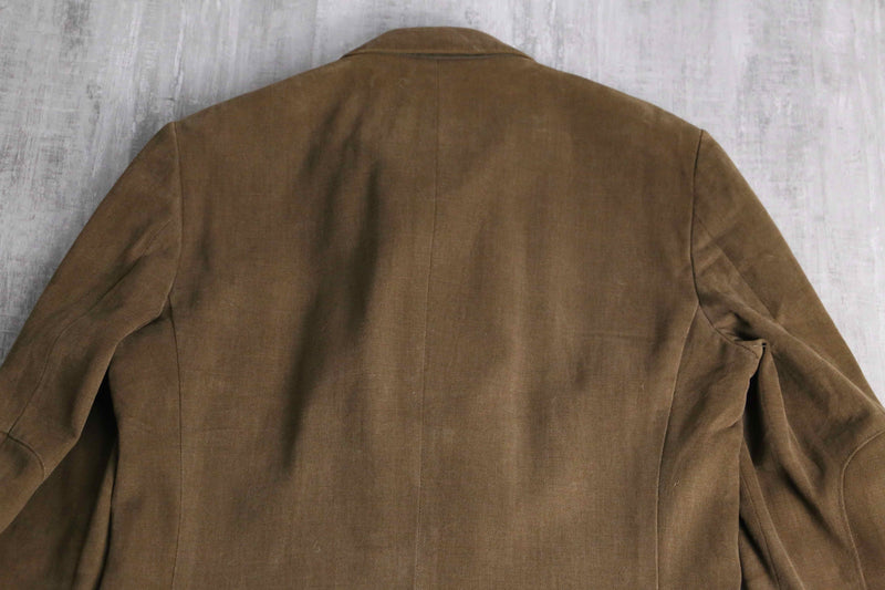 brown color fake layered jacket