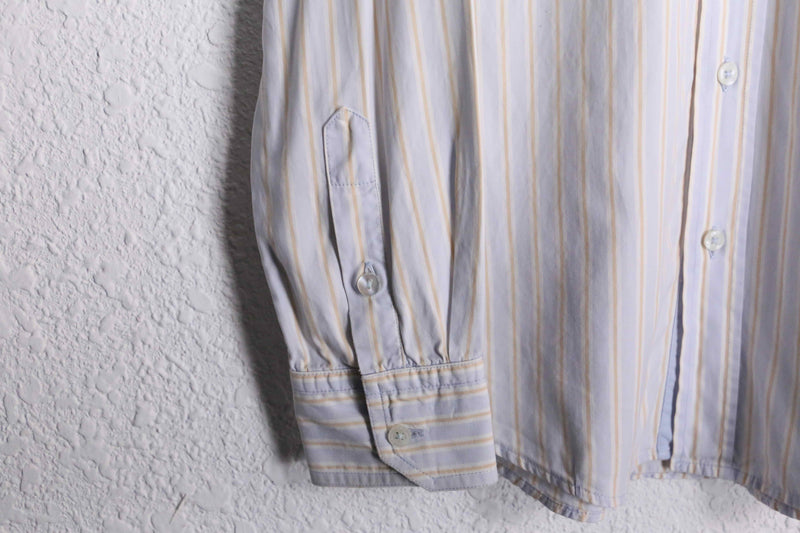 "DOLCE & GABBANA" stripe pattern button down L/S shirt