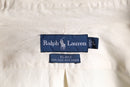“Ralph Lauren BLAKE” ivory silk linen shirt