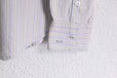 "DOLCE & GABBANA" stripe pattern button down L/S shirt