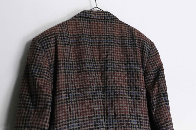 "Pierre Cardin" tartan check tailored jacket