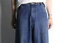 “SOUTHPOLE” indigo baggy denim pants