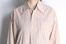 70’s stripe cotton poly shirt