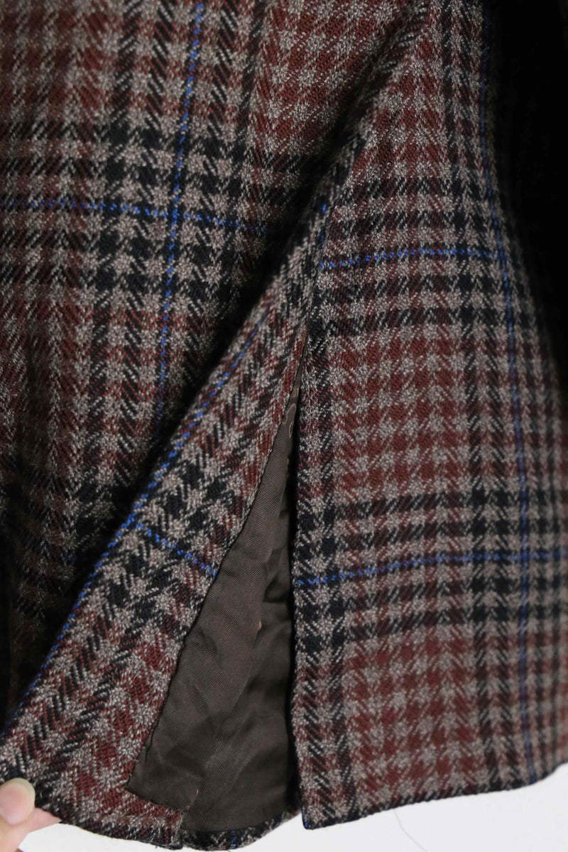 "Pierre Cardin" tartan check tailored jacket