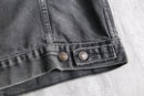 “LEVI’S” fade black denim tracker jacket