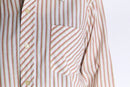 70’s stripe cotton poly shirt