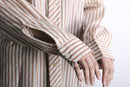 70’s stripe cotton poly shirt