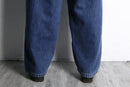 “SOUTHPOLE” indigo baggy denim pants