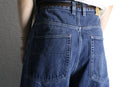 “SOUTHPOLE” indigo baggy denim pants