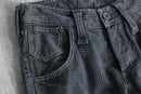 “Levi’s” Strauss & Co. Collectibles black stripe tapered denim trousers
