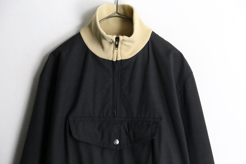 70’s front pocket half zip pullover