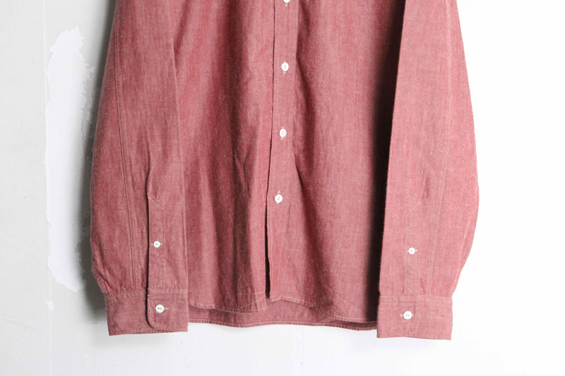 "RRL" pink cotton chambray shirt