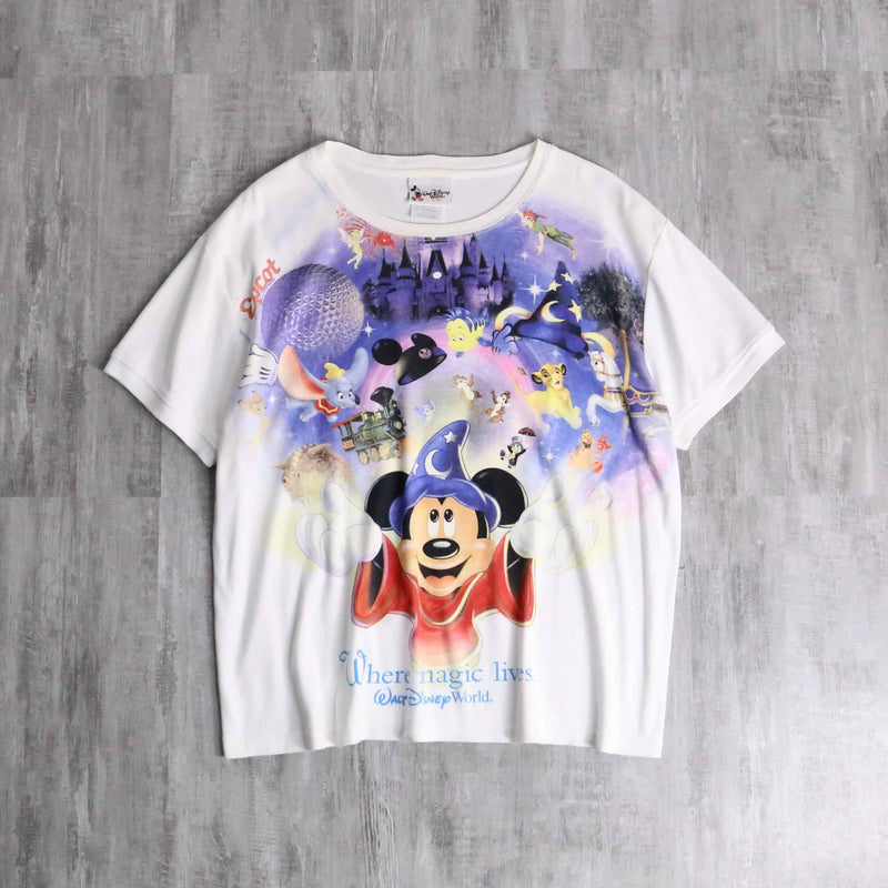 The Sorcerer's Mickey & Disney character print tee