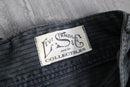 “Levi’s” Strauss & Co. Collectibles black stripe tapered denim trousers