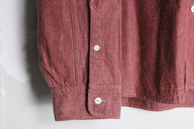 "RRL" pink cotton chambray shirt