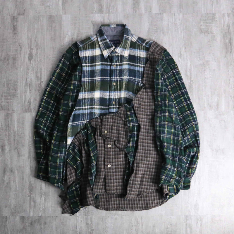 "Re:make" patchwork check docking pullover