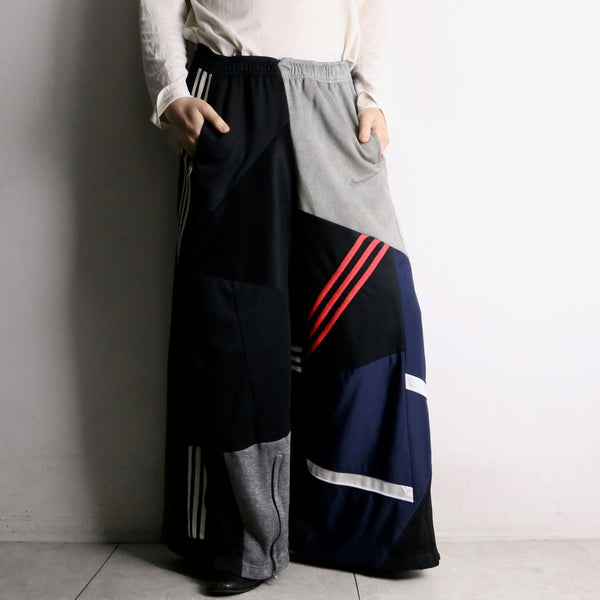 remake "再構築" asymmetry docking track pants