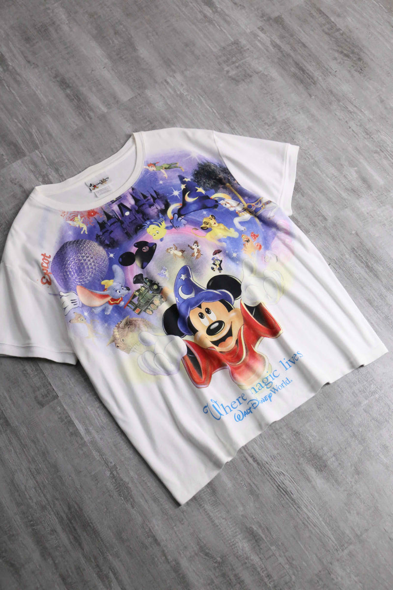 The Sorcerer's Mickey & Disney character print tee